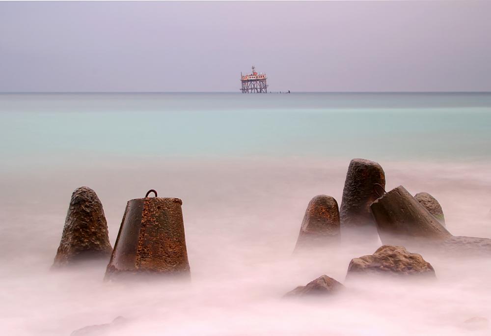 Морская пастель. море, крым, longexposure