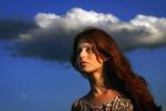 Summer,girl,cloud,the moon......