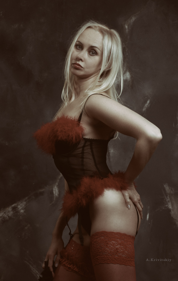Portrait. Portrait studio A. Krivitsky. girl, monochrome, portrait, retro, studio