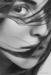 Photo tests. Sketches of a portrait composition.      .