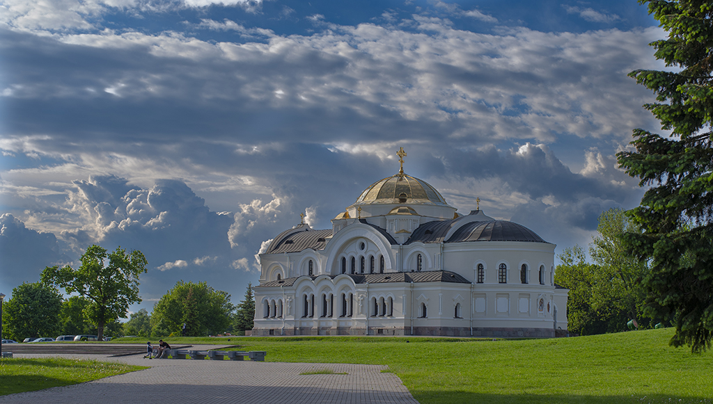 церковь в Брестской крепости крепость, пейзаж, церковь, брест