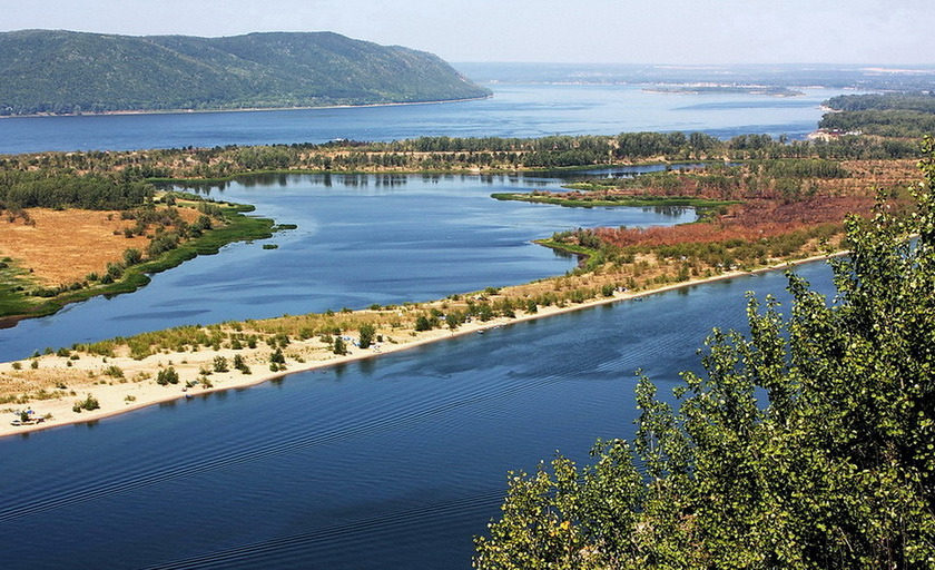 Волжские просторы волга, лето, река