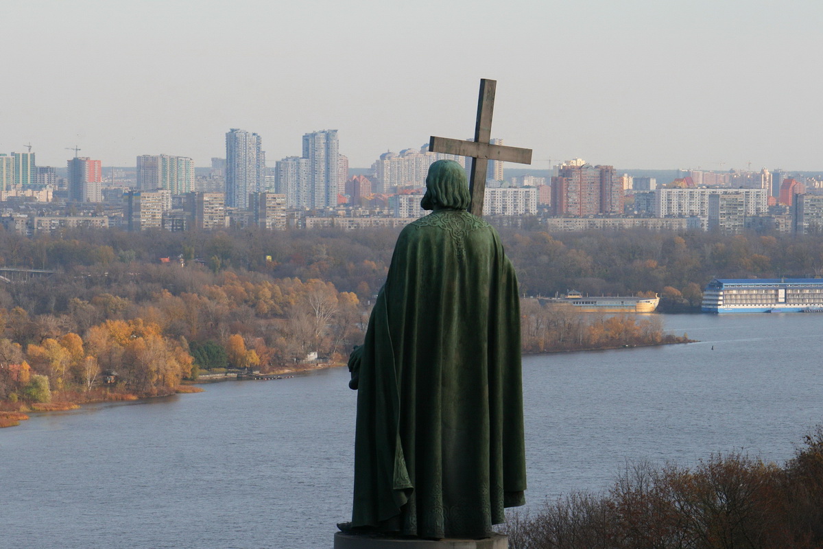 ..Владимир владимир, город, киев, памятник, река