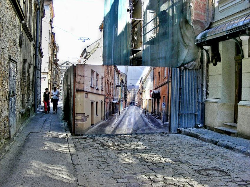гуляя улочками Львова львов, город, банер