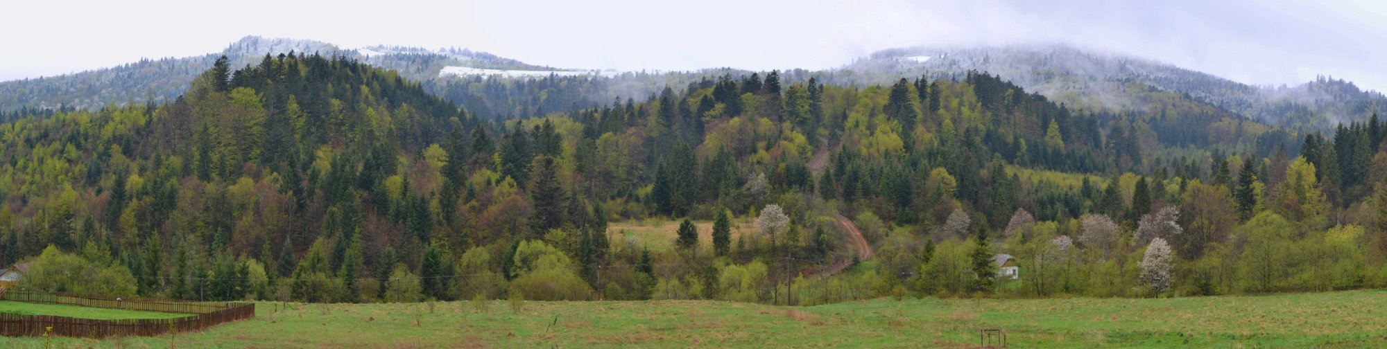 Горы карпаты, горы, горы в облаках